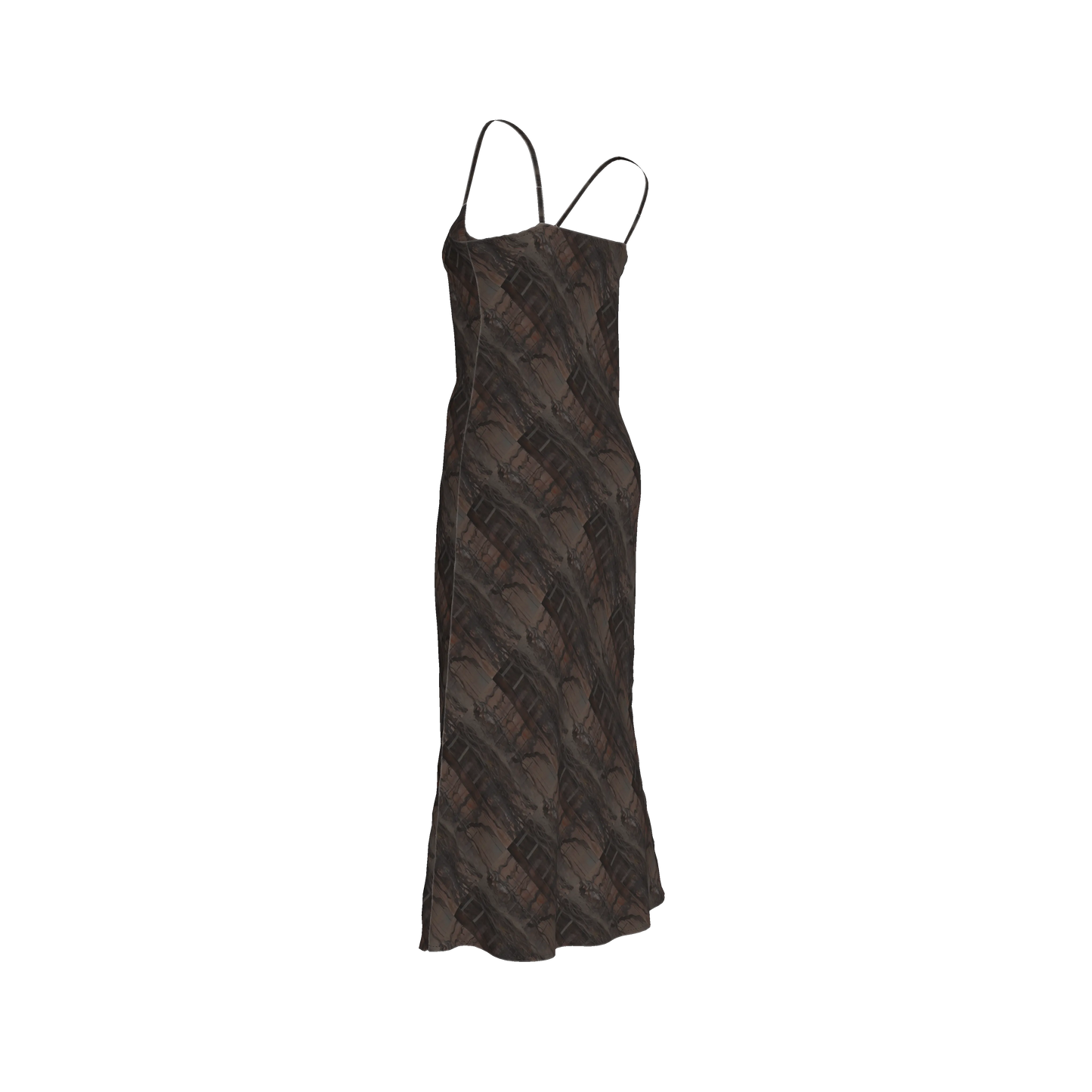 Even the Darkness Flows Bias Dress