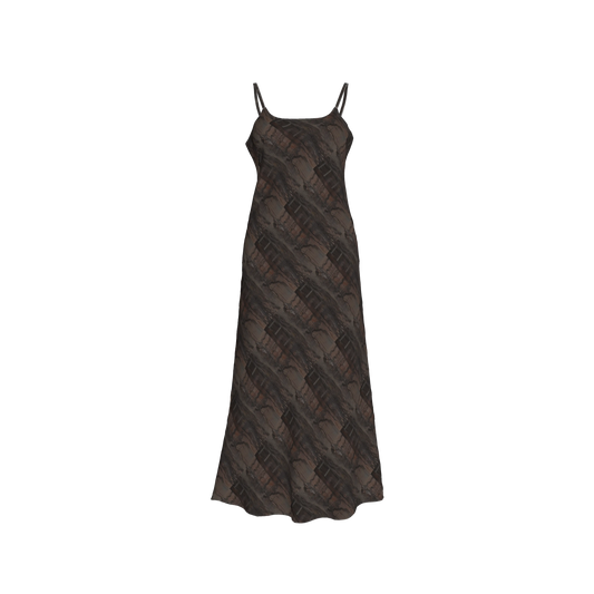 Even the Darkness Flows Bias Dress