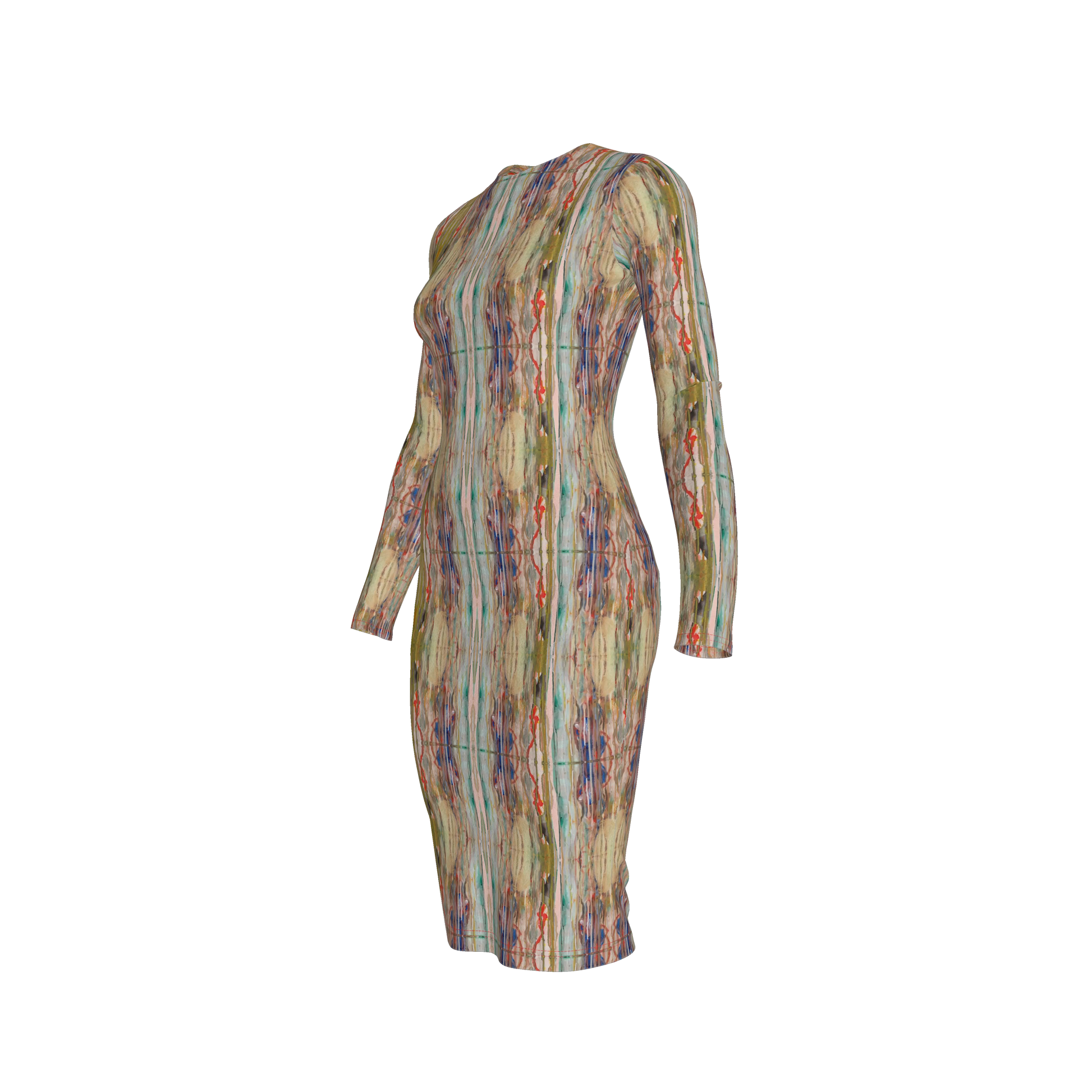 Rainbow Rain Dress