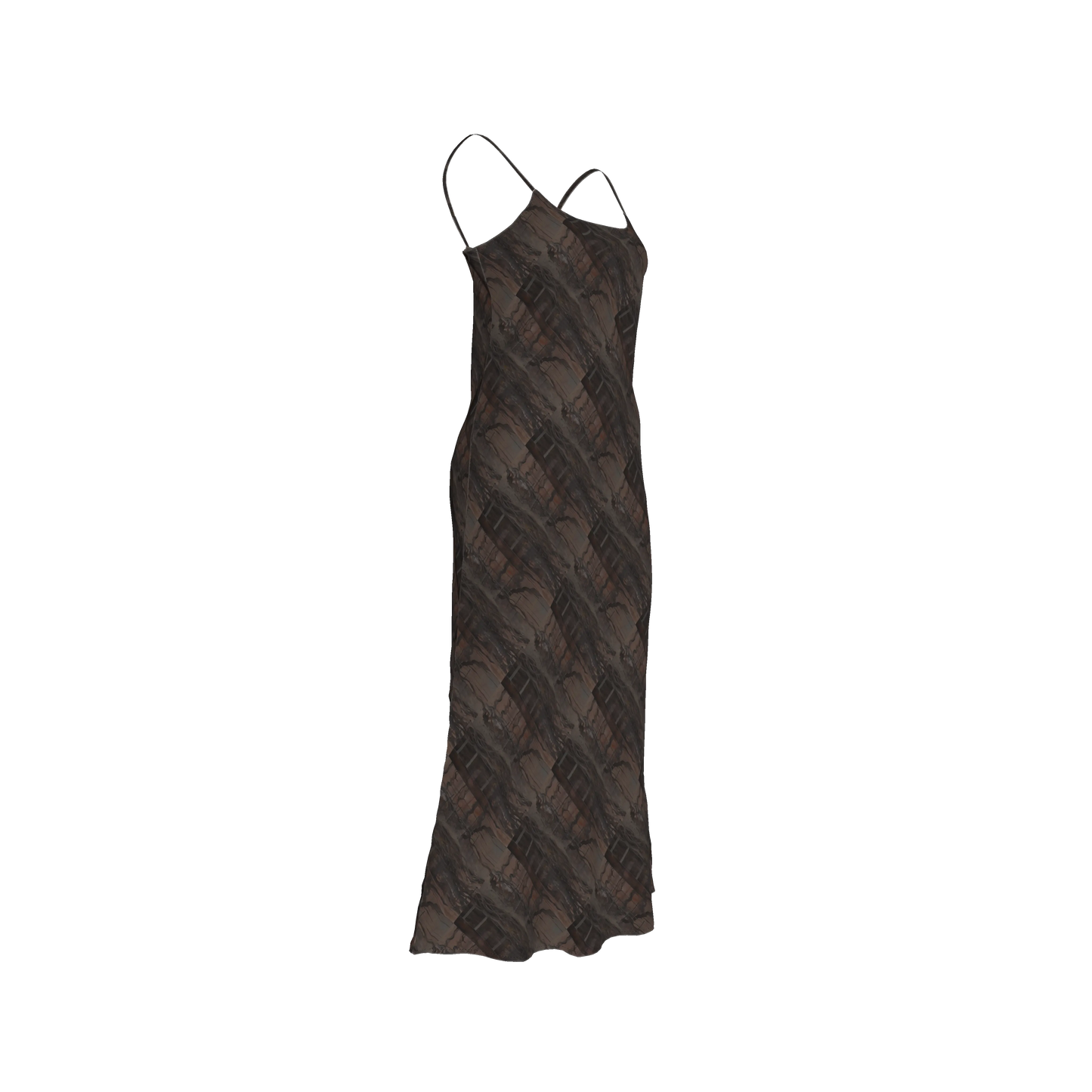 Even the Darkness Flows Bias Dress