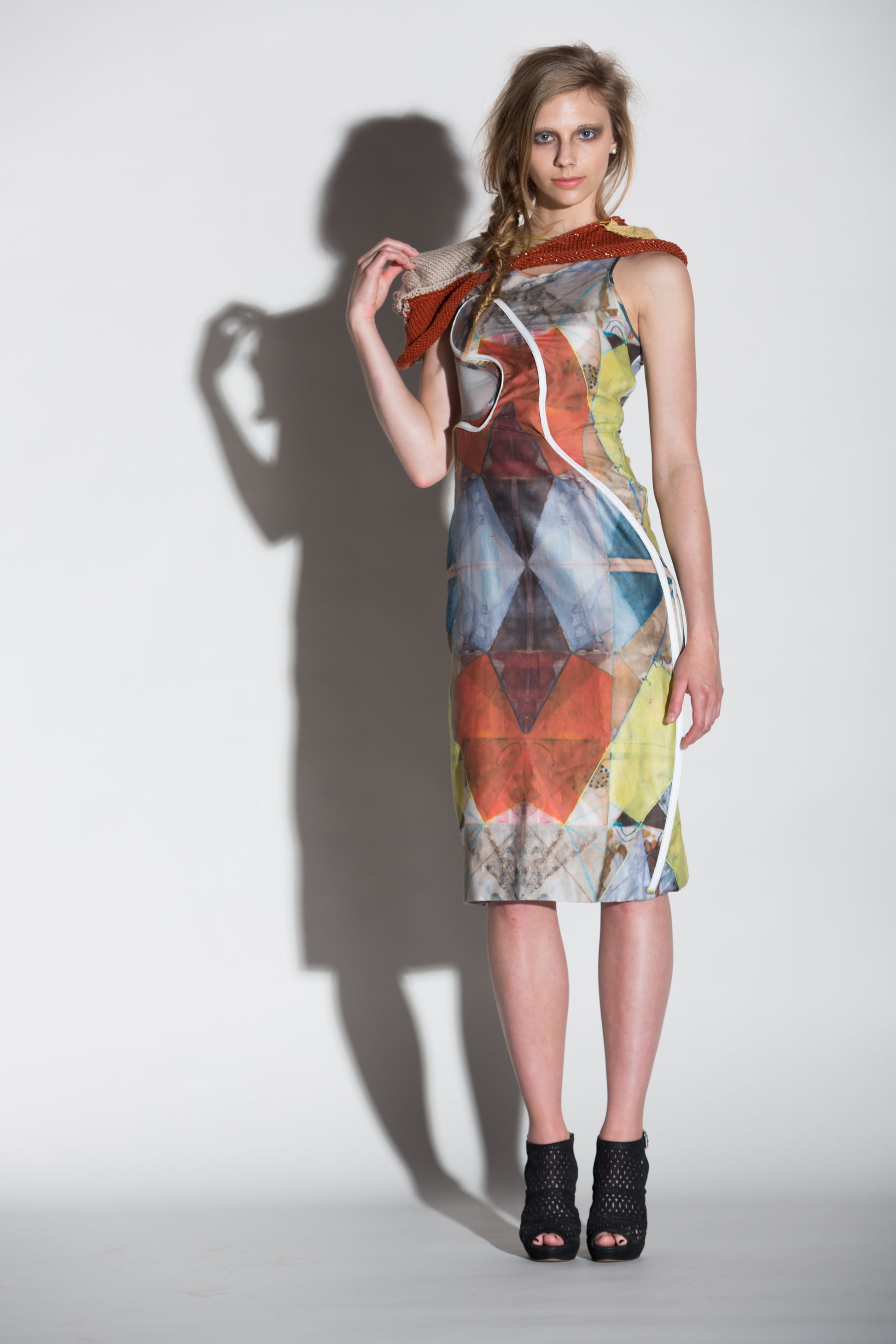 Studio Sale: Couture Sleeveless Boning Dress -Sample My Store