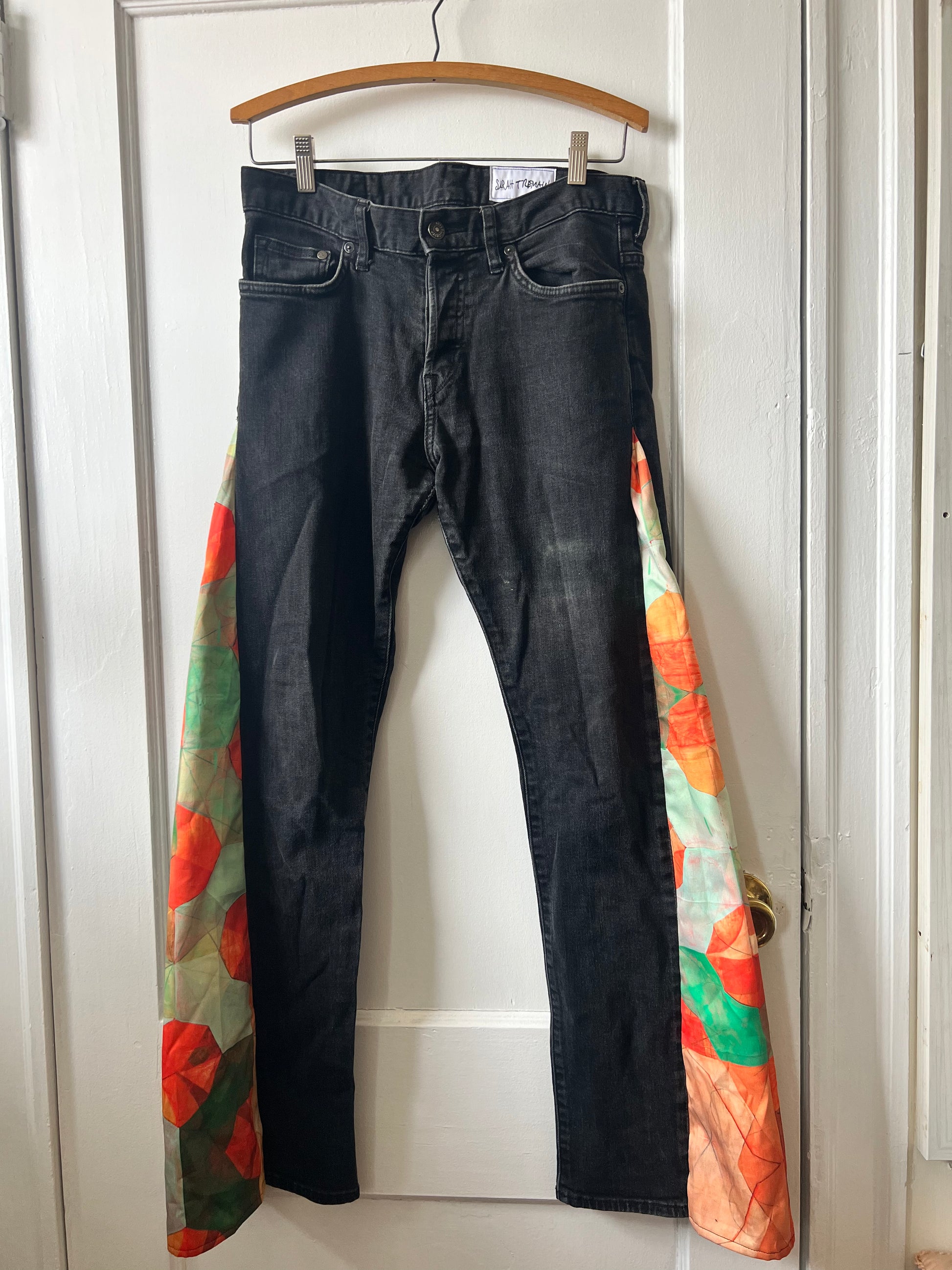 Letting Myself Grow 2-Panel Upcycled Jeans Sarah Tremain