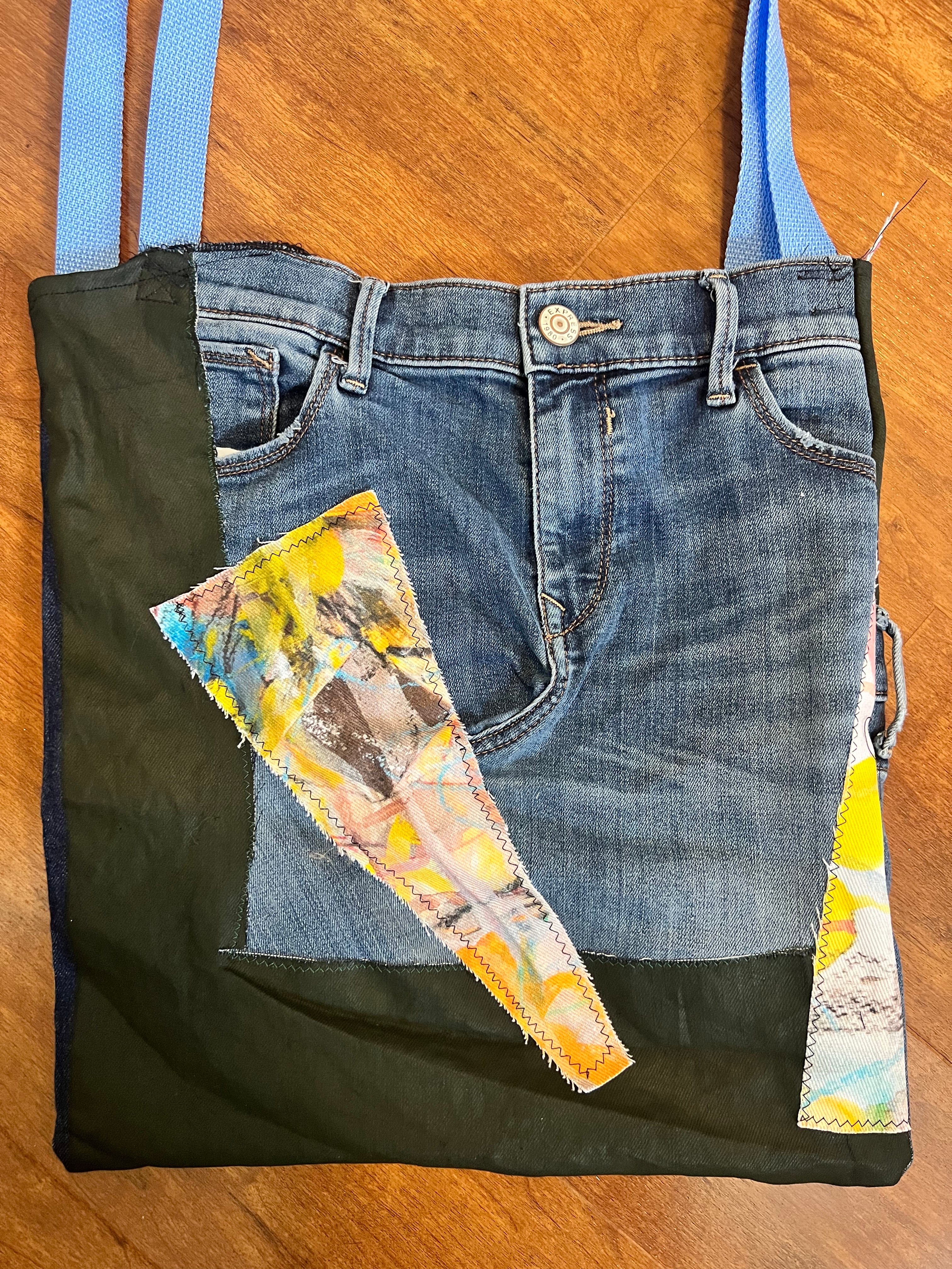 Upcycled Tote Bag - One-of-a-Kind Pieced Design | Sarah Tremain