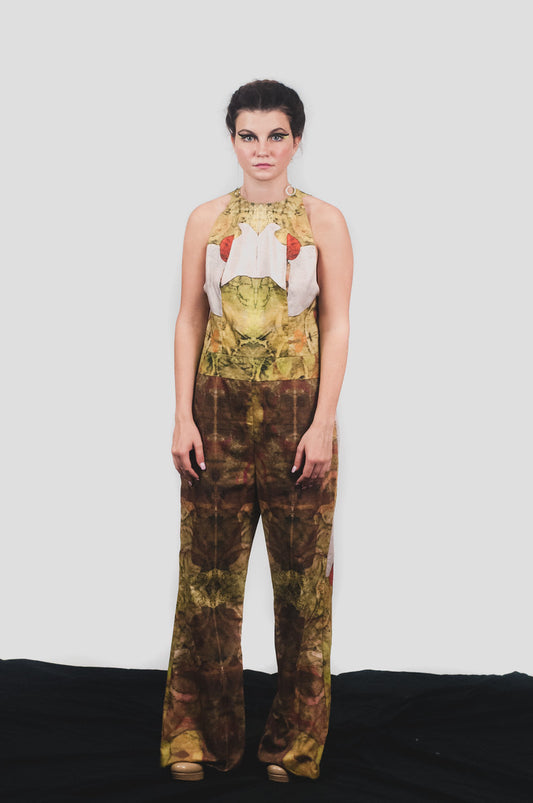 Sample: Shifting Moments Backless Jumpsuit Sarah Tremain