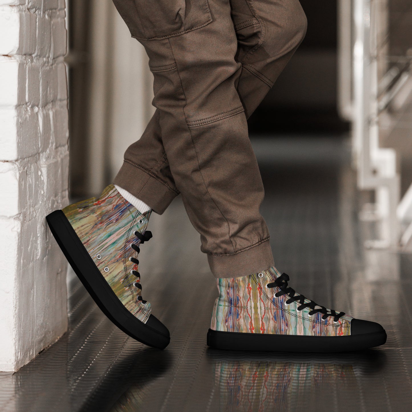 2026 Edition High Top Canvas Shoes - Artistic Sneakers with Original Art