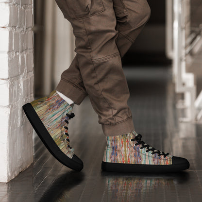2026 Edition High Top Canvas Shoes - Artistic Sneakers with Original Art