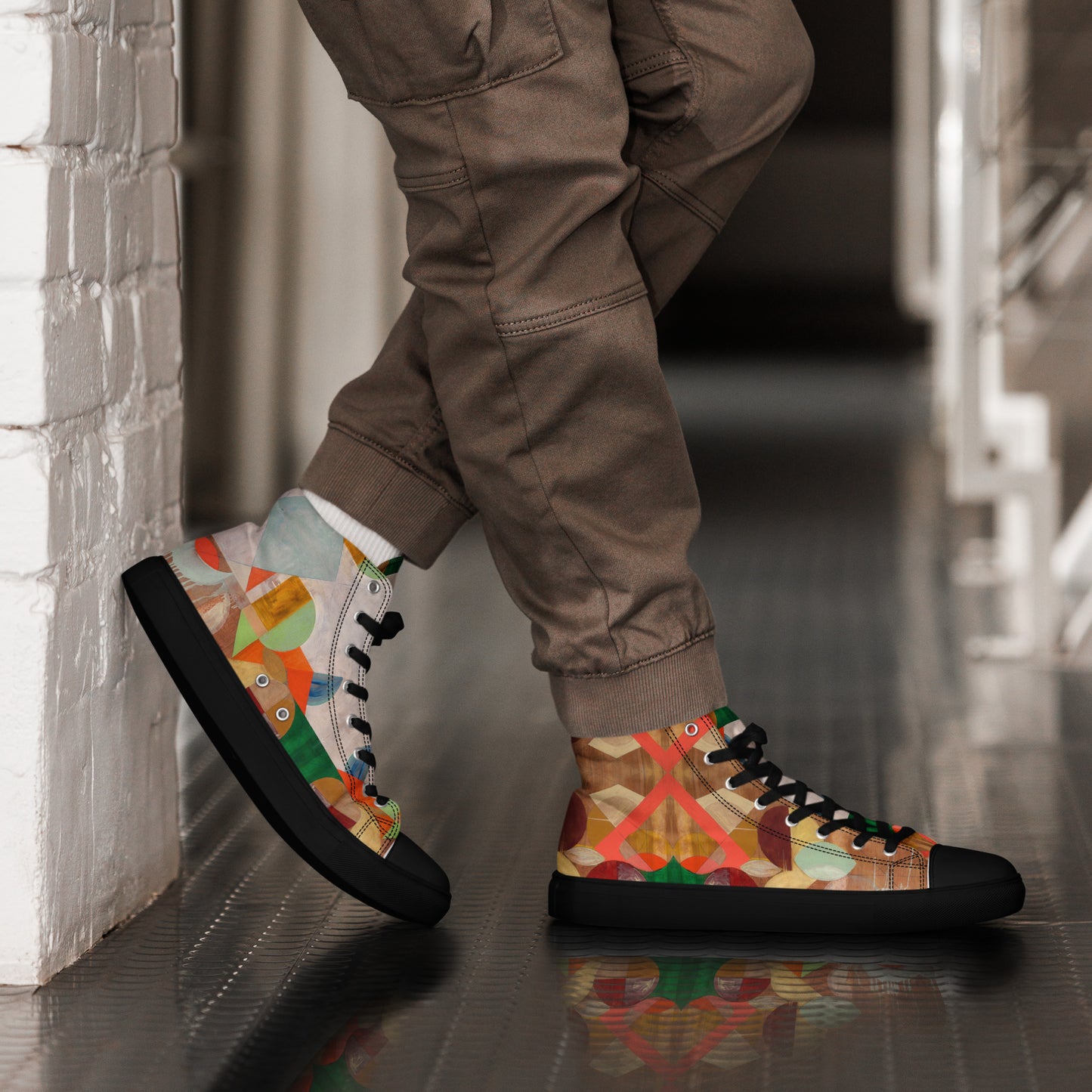 2026 Edition High Top Canvas Shoes - Artistic Sneakers with Original Art