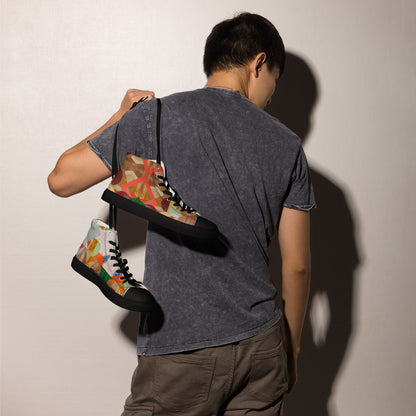 2026 Edition High Top Canvas Shoes - Artistic Sneakers with Original Art