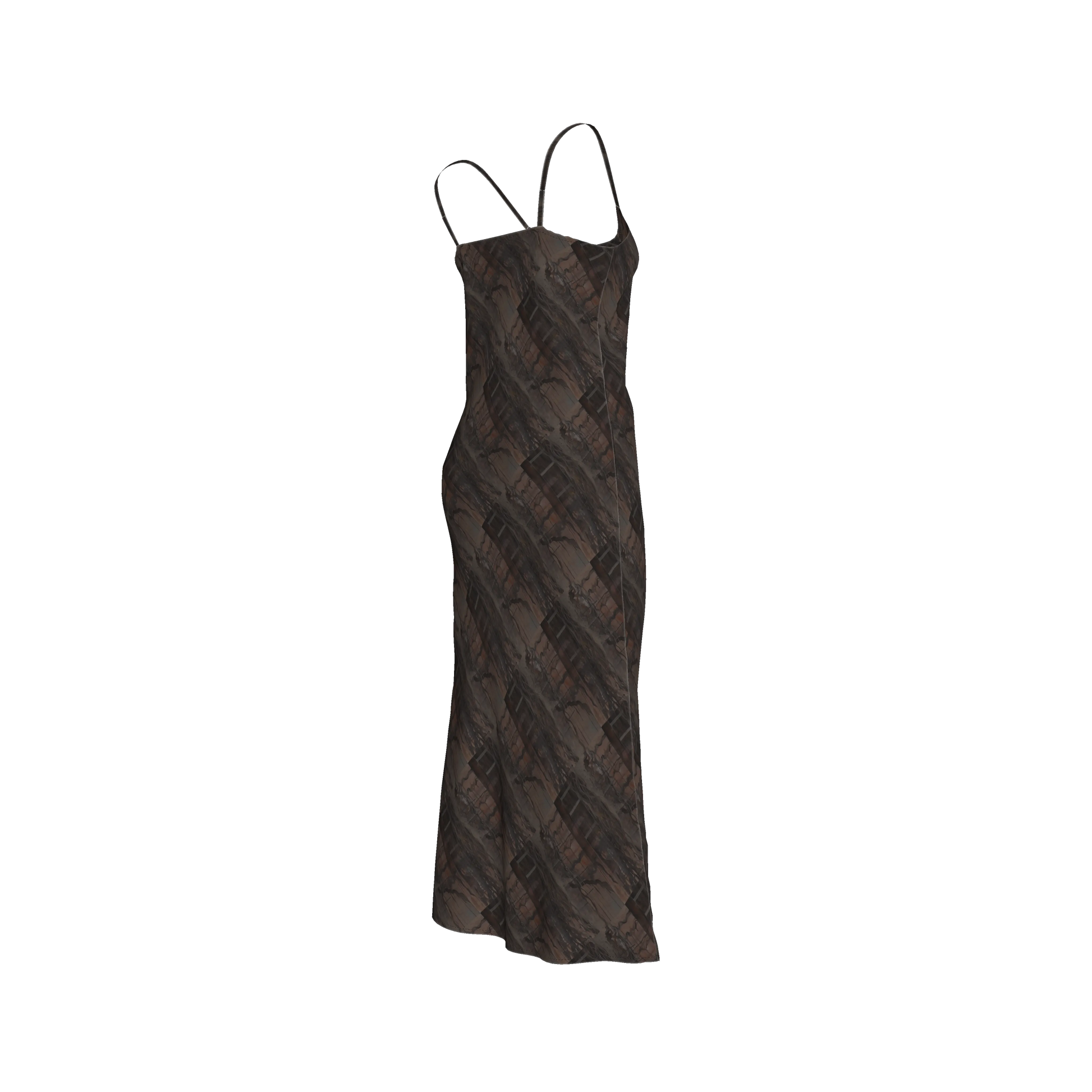 Even the Darkness Flows Bias Dress