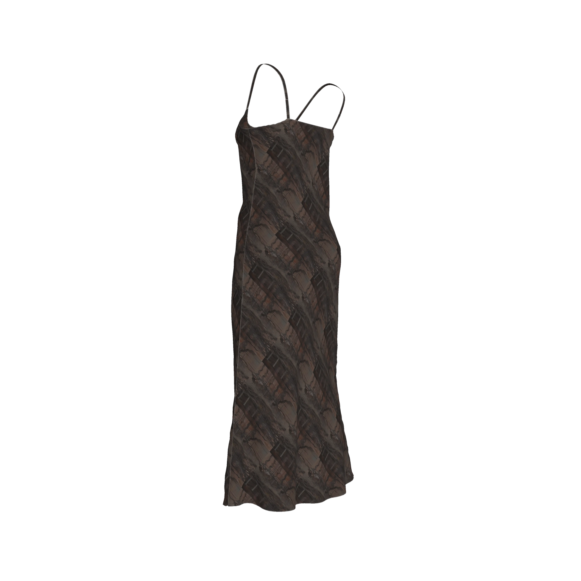 Even the Darkness Flows Bias Dress
