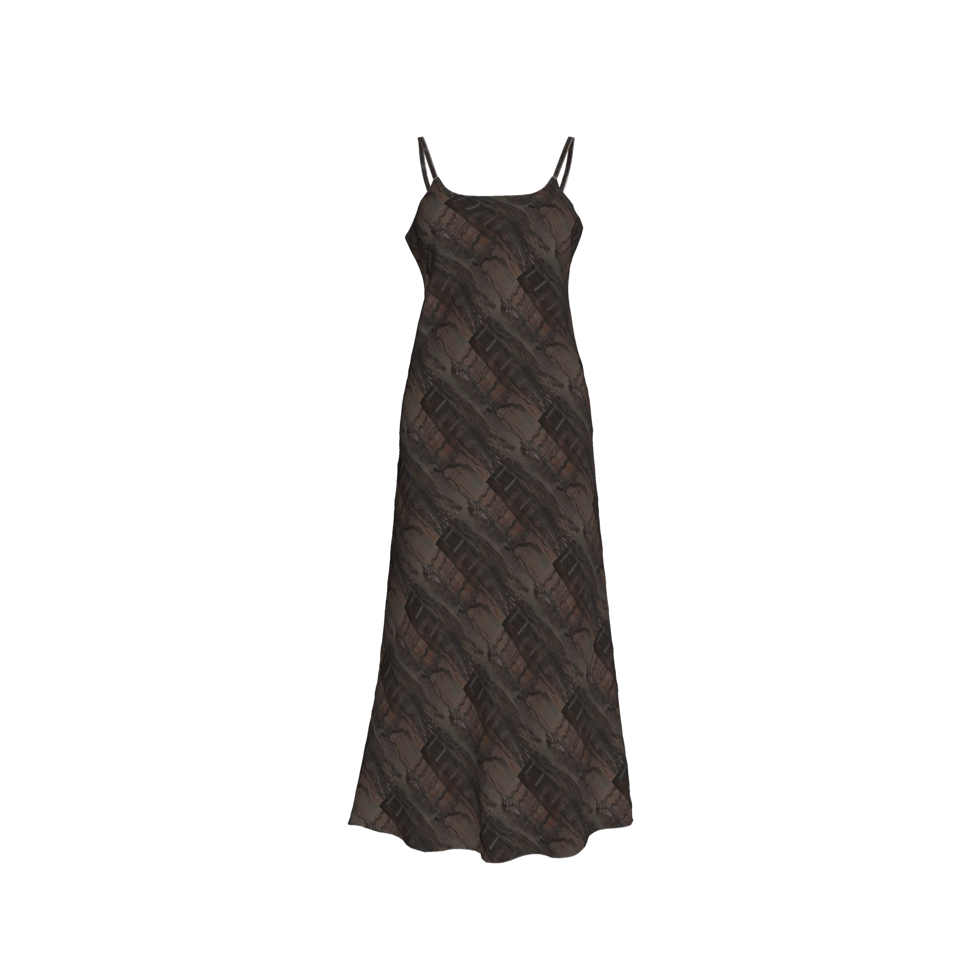 Even the Darkness Flows Bias Dress