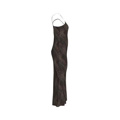 Even the Darkness Flows Bias Dress